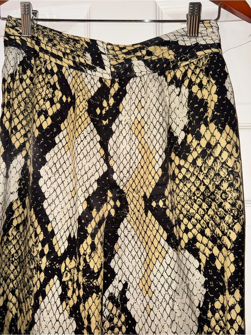 Zara ZW Collection Animal Print Trousers worn by CAT DEELEY  NWOT